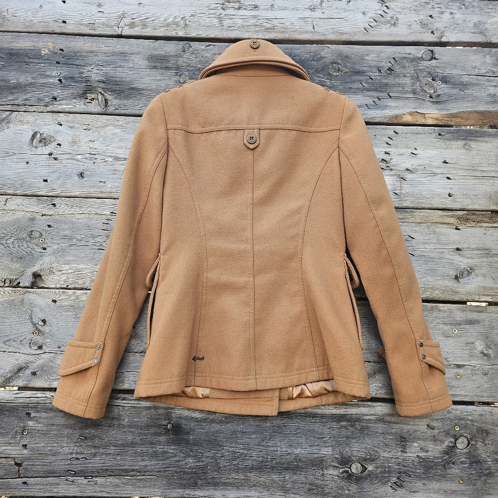 y2k Hydraulic Tawny Peacoat - Picture 4 of 5